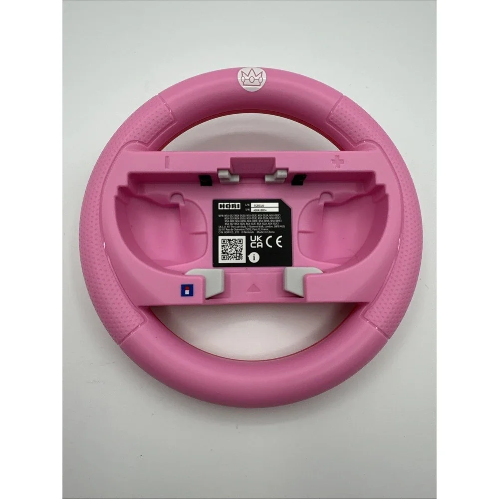 HORI Mario Kart Racing Wheel Nintendo Switch and Switch 2 Peach (OPEN BOX)